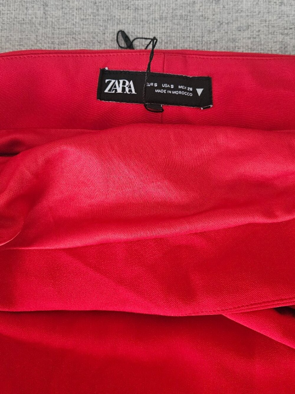 Mini red dress